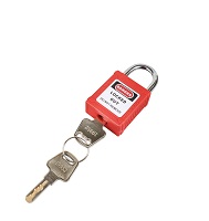 Нейлоновый замок со стальной дужкой 25 мм Ø 6 мм BD-G51 Нейлоновый замок со стальной дужкой 25 мм Ø 6 мм BD-G51