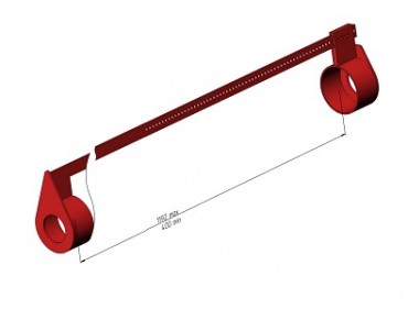 Блокиратор фланцевых соединений для гайки S 75-95 мм ПКБ-БФ4 Блокиратор фланцевых соединений для гайки S 75-95 мм ПКБ-БФ4