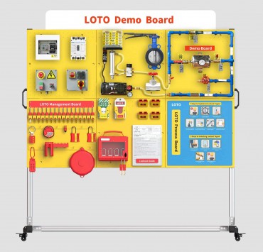 Тренинг-стенд симулятор процедуры LOCKOUT TAGOUT, перекатной WS008 Тренинг-стенд симулятор процедуры LOCKOUT TAGOUT, перекатной WS008