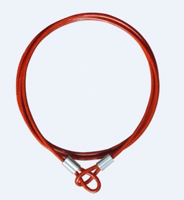 Трос нержавеющий Ø 3/4 мм, 7х7 ст. AISI 304 в PVC оплетке Трос нержавеющий Ø 3/4 мм, 7х7 ст. AISI 304 в PVC оплетке