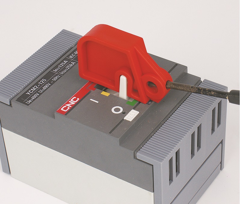 Литой блокиратор автоматов до 5 мм шириной BD-D05-3 Литой блокиратор автоматов до 5 мм шириной BD-D05-3