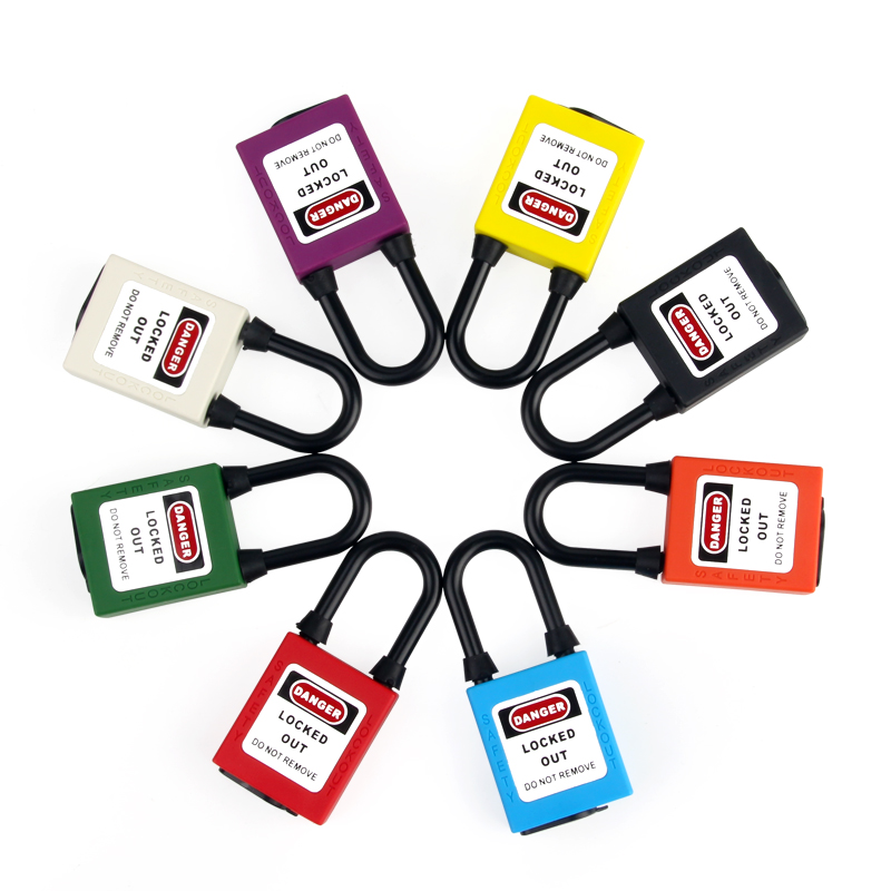 Диэлектрический пылезащищенный замок, дужка 38 мм Ø 6 мм BD-G11DP Диэлектрический пылезащищенный замок, дужка 38 мм Ø 6 мм BD-G11DP