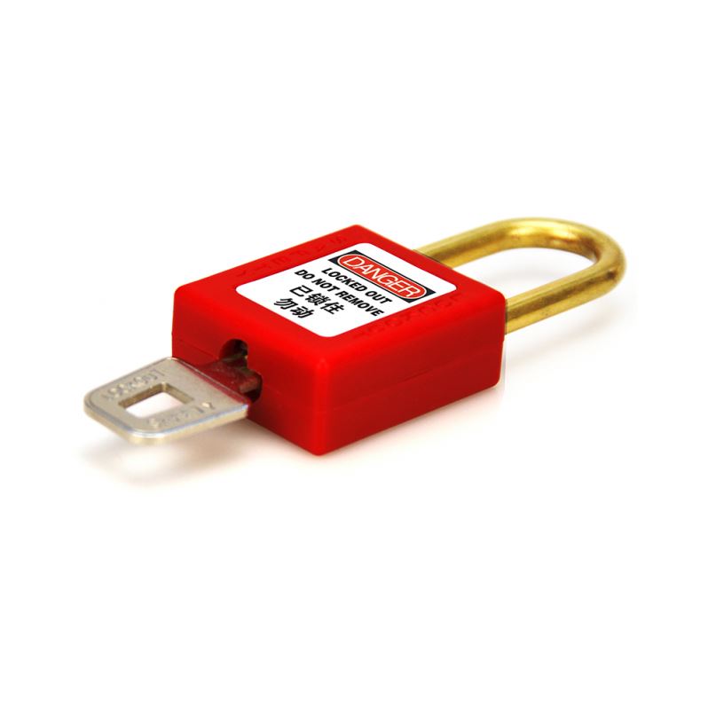 Замок ABS латунная дужка 38 мм Ø 6 мм BD-8551 Замок ABS латунная дужка 38 мм Ø 6 мм BD-8551