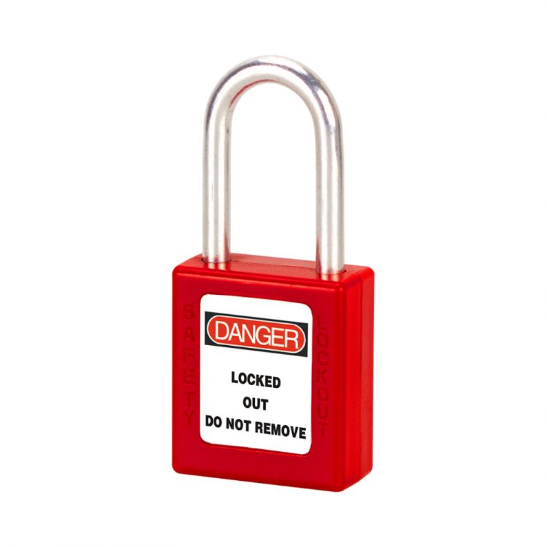 Замок ABS алюминиевая дужка 38 мм Ø 6 мм BD-8541 Замок ABS алюминиевая дужка 38 мм Ø 6 мм BD-8541