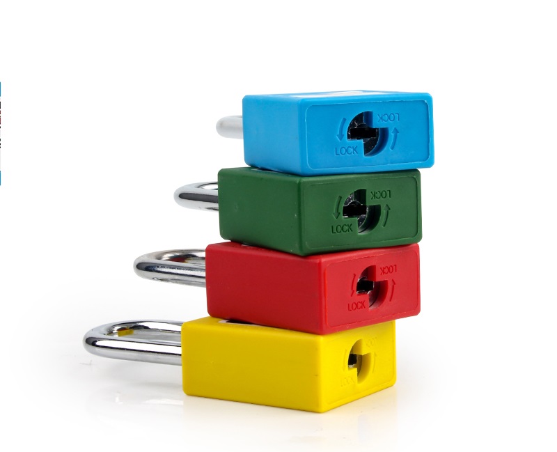 Нейлоновый замок со стальной дужкой 38 мм Ø 6 мм BD-G01 Нейлоновый замок со стальной дужкой 38 мм Ø 6 мм BD-G01