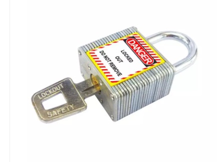 Замок из плакированной стали, дужка Ø 6 мм BD-8561 Замок из плакированной стали, дужка Ø 6 мм BD-8561