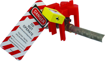 Блокиратор шарового крана малый BD-F01 Блокиратор шарового крана малый BD-F01