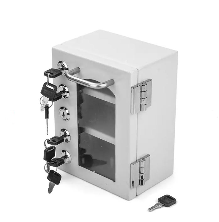 Лок-бокс групповой стационарный 150х200х105 мм с 1 гл.ключом Лок-бокс групповой стационарный 150х200х105 мм с 1 гл.ключом