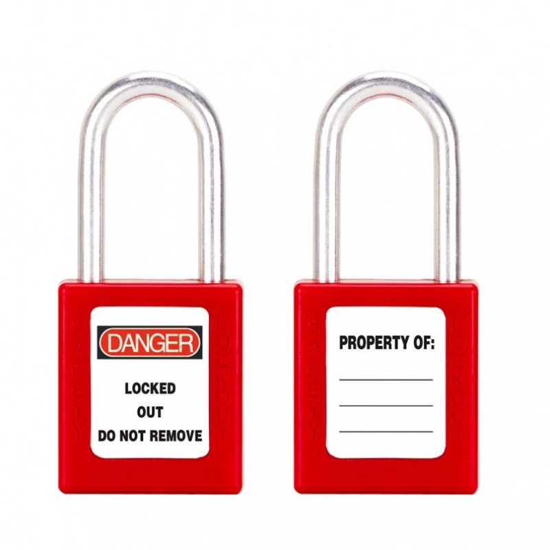 Замок ABS алюминиевая дужка 38 мм Ø 6 мм BD-8541 Замок ABS алюминиевая дужка 38 мм Ø 6 мм BD-8541