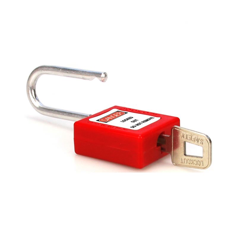 Замок ABS алюминиевая дужка 38 мм Ø 6 мм BD-8541 Замок ABS алюминиевая дужка 38 мм Ø 6 мм BD-8541