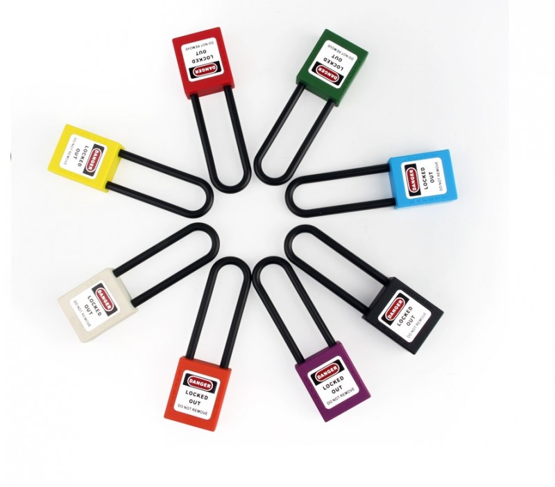 Диэлектрический замок из нейлона 76 мм Ø 6 мм BD-G31 Диэлектрический замок из нейлона 76 мм Ø 6 мм BD-G31