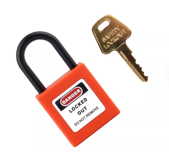 Диэлектрический замок нейлоновая дужка 25 мм Ø 4,7 мм BD-G300N Диэлектрический замок нейлоновая дужка 25 мм Ø 4,7 мм BD-G300N