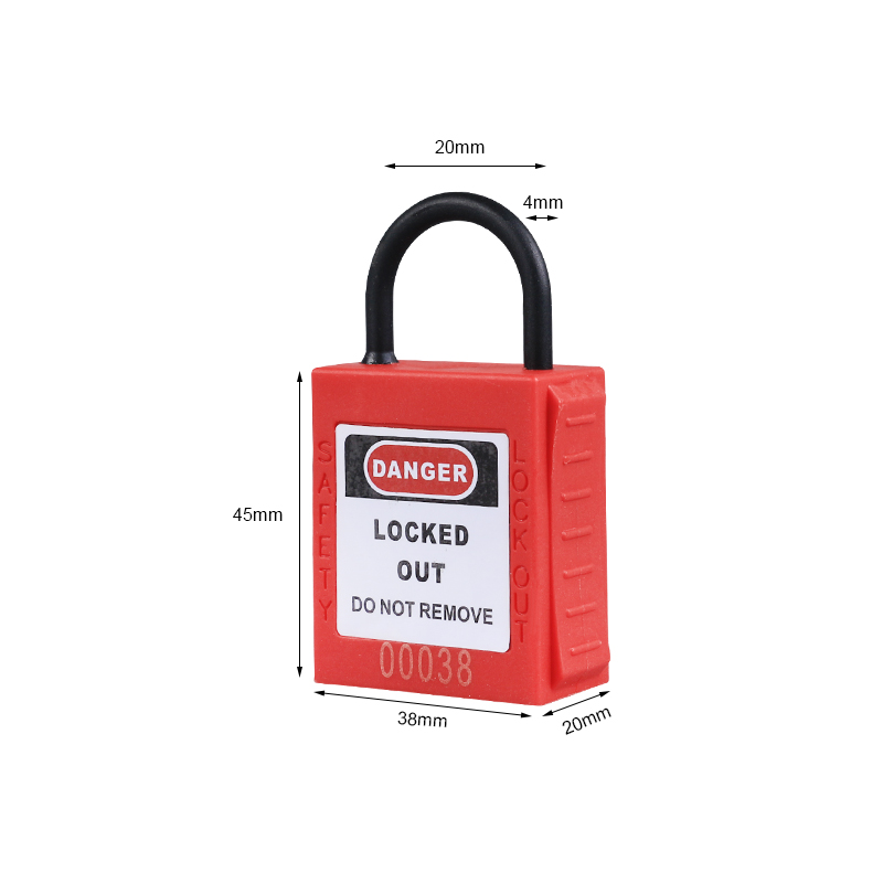 Диэлектрический замок нейлоновая дужка 20 мм Ø 4,0 мм BD-G71ND Диэлектрический замок нейлоновая дужка 20 мм Ø 4,0 мм BD-G71ND