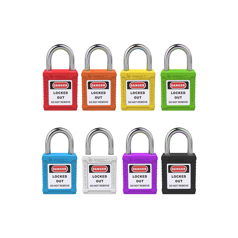 Нейлоновый замок со стальной дужкой 25 мм Ø 6 мм BD-G51 Нейлоновый замок со стальной дужкой 25 мм Ø 6 мм BD-G51