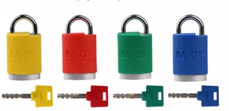 Алюминиевый замок в пластиковом чехле W202 Алюминиевый замок в пластиковом чехле W202