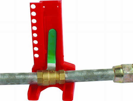 Блокиратор шарового крана для трубы Ø 37,5 - 62,5 мм BD-F06 Блокиратор шарового крана для трубы Ø 37,5 - 62,5 мм BD-F06