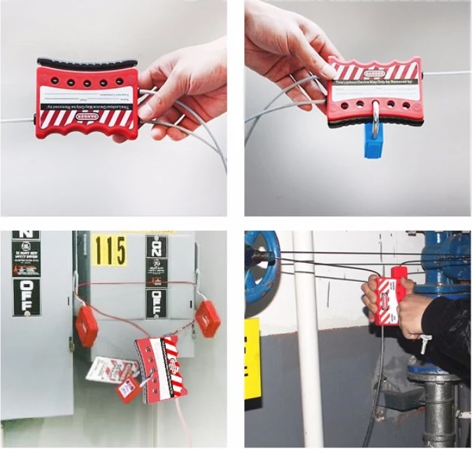 Тросовый блокиратор с зажимом BD-L02 Тросовый блокиратор с зажимом BD-L02