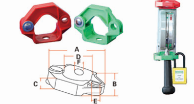 Блокиратор рубильника в двух положениях BD-8125 Блокиратор рубильника в двух положениях BD-8125
