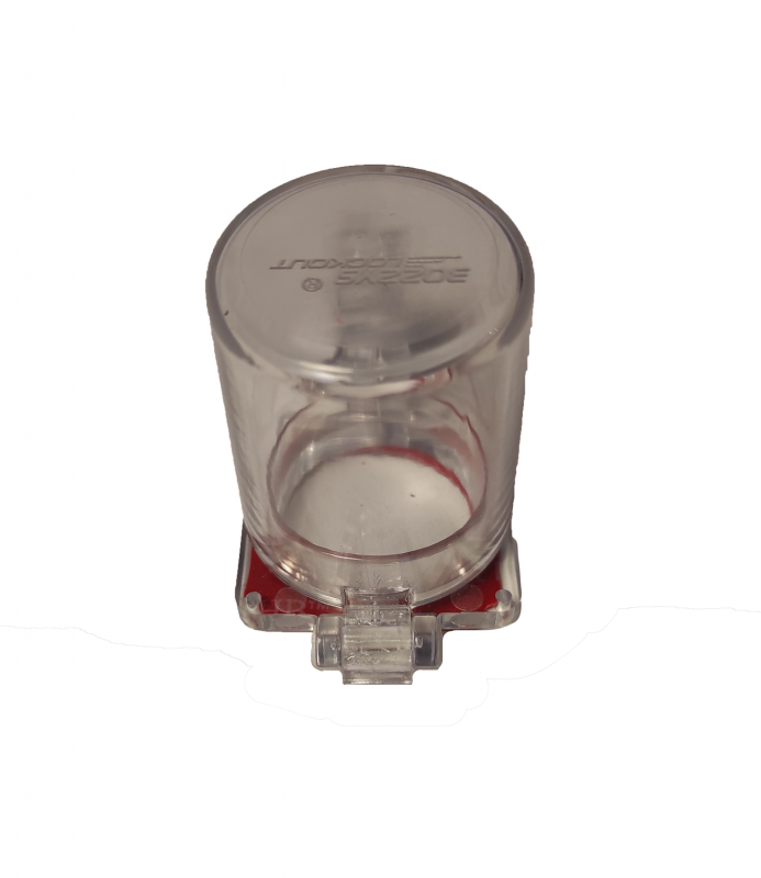 Блокиратор кнопки круглый с квадратн. базой BD-D60-1 Блокиратор кнопки круглый с квадратн. базой BD-D60-1